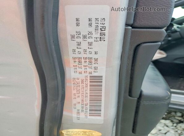 1C4RJFBG1JC502730 2018 JEEP GRAND Серебряный Вид наклейки с VIN-кодом