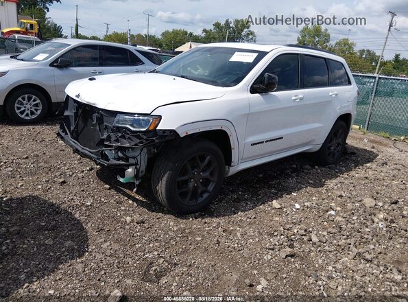 1C4RJFBG1KC774776 2019 JEEP GRAND CHEROKEE White წინა მარცხენა ხედი სამი მეოთხედიდან
