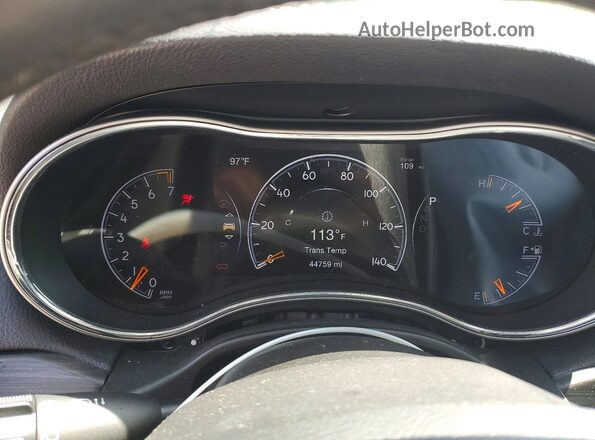 1C4RJFBG1MC797218 2021 JEEP GRAND White ხელსაწყოთა პანელის ხედი