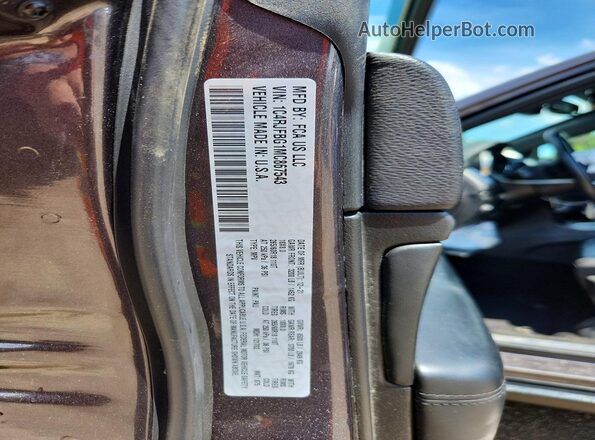 1C4RJFBG1MC867543 2021 JEEP GRAND Gray VIN sticker view