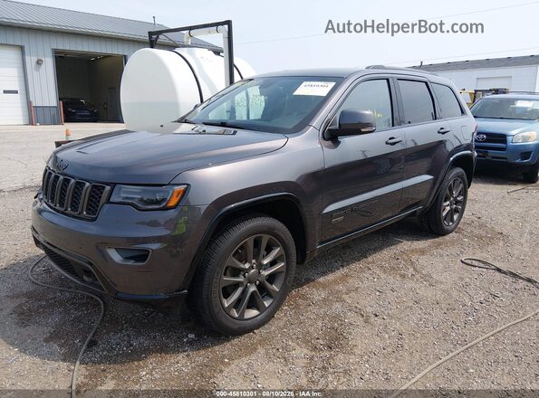 1C4RJFBG2GC427819 2016 JEEP GRAND CHEROKEE Серый Передняя левая четверть