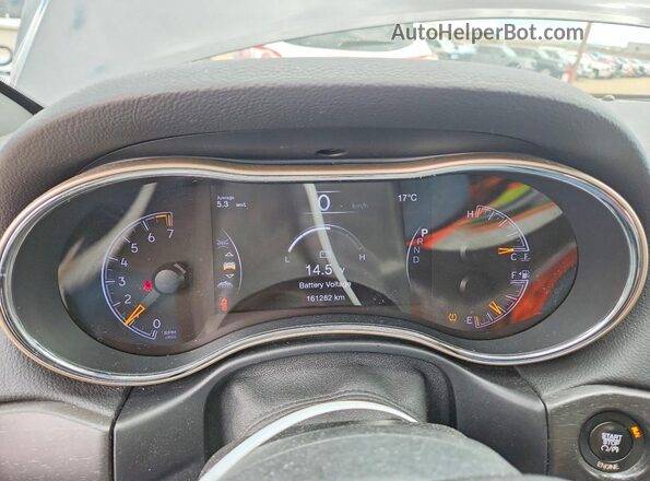 1C4RJFBG2GC443390 2016 JEEP GRAND Charcoal Instrument cluster view