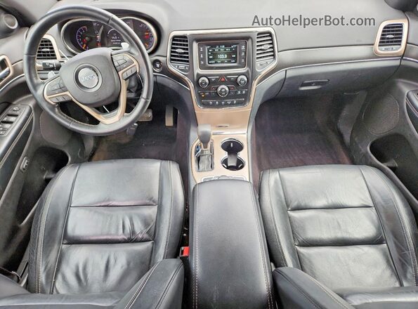 1C4RJFBG2GC443390 2016 JEEP GRAND Charcoal Dashboard view