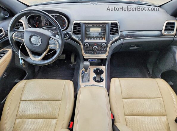 1C4RJFBG2GC493948 2016 JEEP GRAND Black Вид панелі приладів