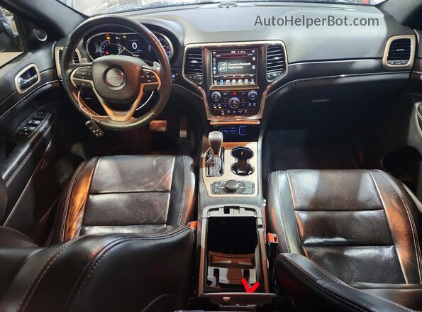 1C4RJFBG2HC635216 2017 JEEP GRAND Charcoal წინა პანელის ხედი