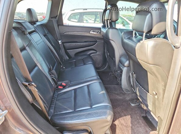 1C4RJFBG2JC297788 2018 JEEP GRAND Gray Widok wnętrza z tyłu