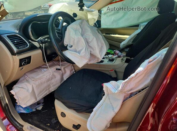 1C4RJFBG2KC694497 2019 JEEP GRAND Burgundy Front interior view