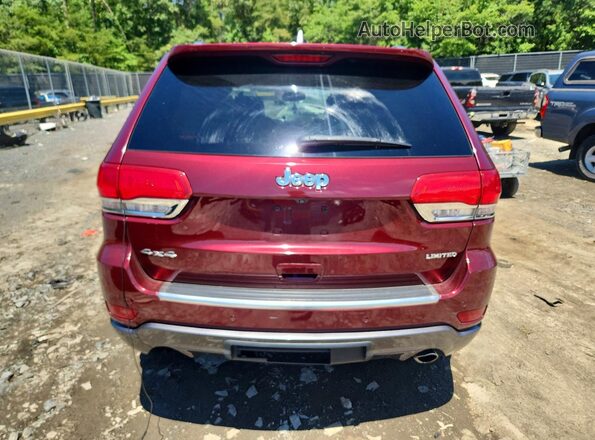 1C4RJFBG2KC694497 2019 JEEP GRAND Burgundy Rear view