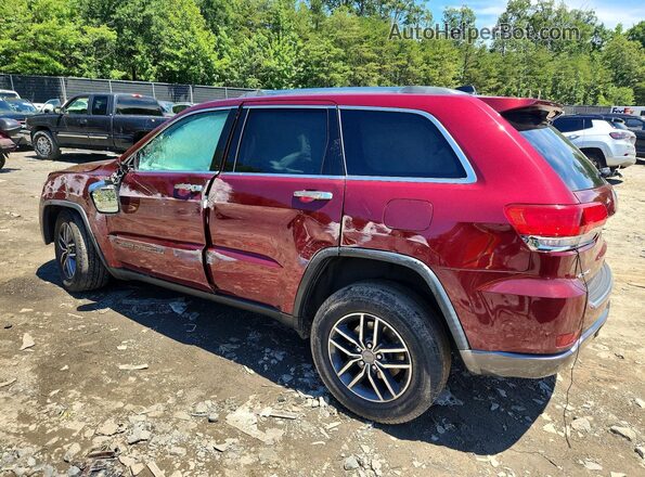 1C4RJFBG2KC694497 2019 JEEP GRAND Burgundy Rear left