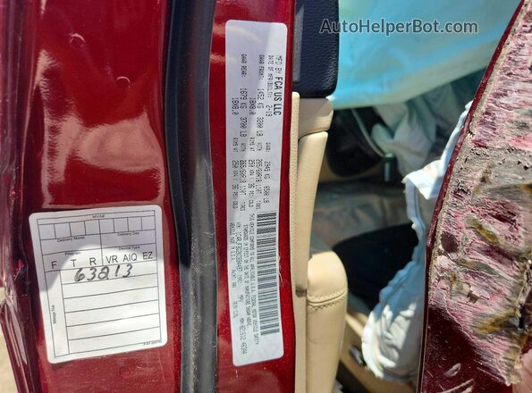 1C4RJFBG2KC694497 2019 JEEP GRAND Burgundy VIN sticker view