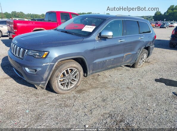 1C4RJFBG2KC782515 2019 JEEP GRAND CHEROKEE Blue წინა მარცხენა ხედი სამი მეოთხედიდან