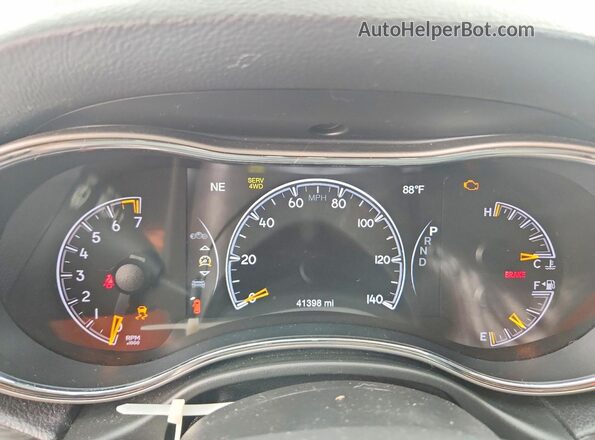 1C4RJFBG2LC101139 2020 JEEP GRAND Black Instrument cluster view