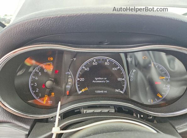 1C4RJFBG2LC170705 2020 JEEP GRAND Silver Instrument cluster view