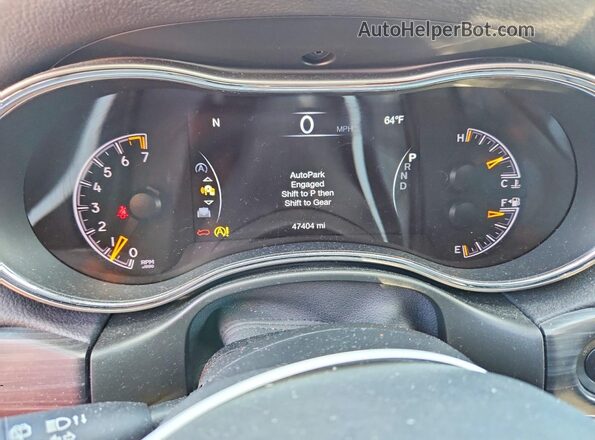 1C4RJFBG2LC237240 2020 JEEP GRAND Blue Vista del cuadro de instrumentos