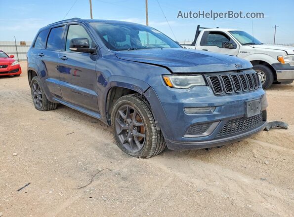 1C4RJFBG2LC319887 2020 JEEP GRAND Blue Delantero derecho