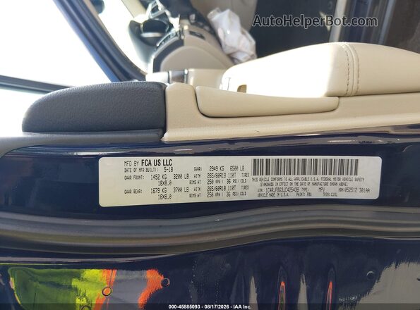 1C4RJFBG3JC425438 2018 JEEP GRAND CHEROKEE Navy Widok komory silnika