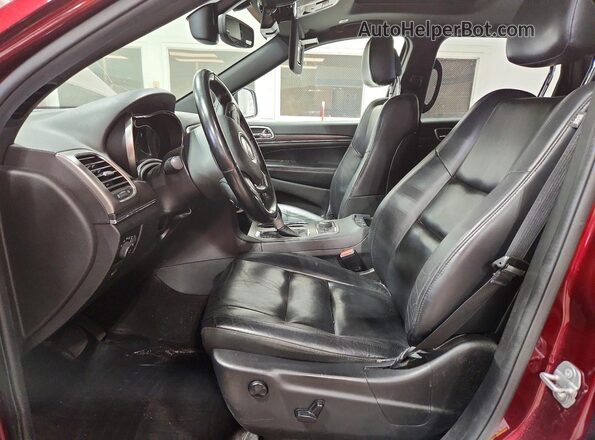 1C4RJFBG3JC432812 2018 JEEP GRAND Maroon Front interior view