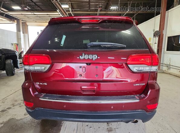 1C4RJFBG3JC432812 2018 JEEP GRAND Maroon Rear view