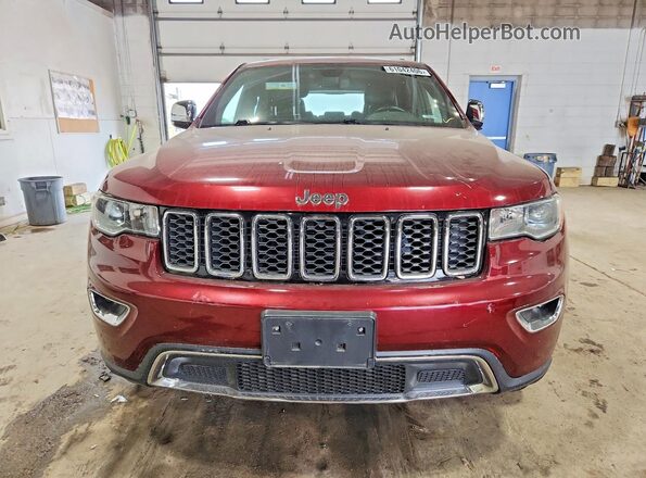 1C4RJFBG3JC432812 2018 JEEP GRAND Maroon Front view