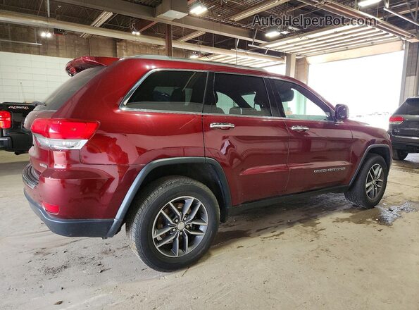 1C4RJFBG3JC432812 2018 JEEP GRAND Maroon Rear right