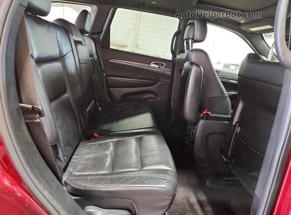 1C4RJFBG3JC432812 2018 JEEP GRAND Maroon Rear interior view
