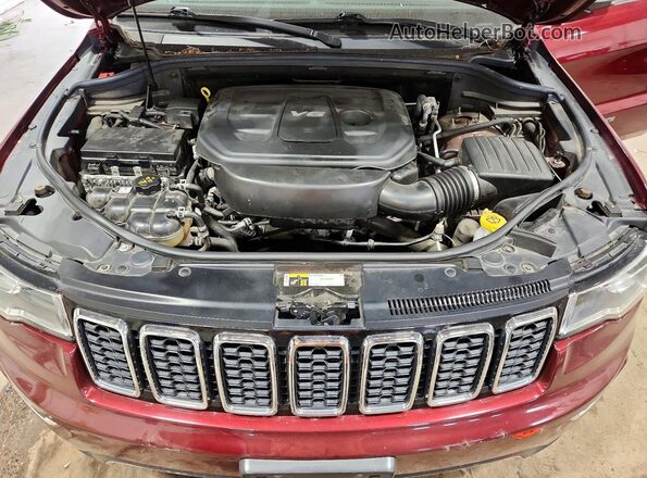 1C4RJFBG3JC432812 2018 JEEP GRAND Maroon Engine compartment view