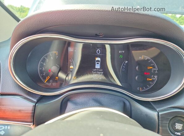 1C4RJFBG3KC830376 2019 JEEP GRAND Black Instrument cluster view
