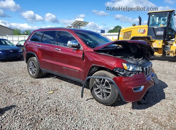 1C4RJFBG3LC424163 2020 JEEP GRAND Бордовый Передняя правая четверть