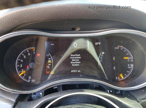 1C4RJFBG3LC424163 2020 JEEP GRAND Бордовый Вид щитка приборов