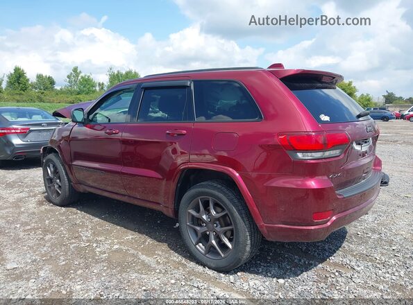 1C4RJFBG3MC798922 2021 JEEP GRAND CHEROKEE Red Հետևի ձախ