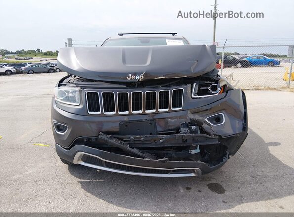 1C4RJFBG4GC317242 2016 JEEP GRAND CHEROKEE Gray Instrument cluster view