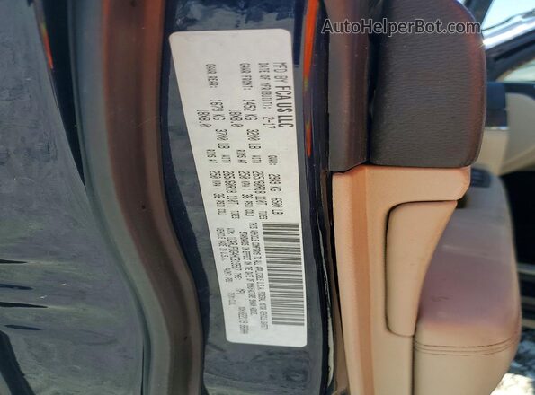 1C4RJFBG4HC819587 2017 JEEP GRAND Blue VIN կոդի պիտակի տեսք