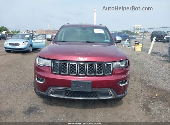 1C4RJFBG4HC867560 2017 JEEP GRAND CHEROKEE Red Widok zestawu wskaźników