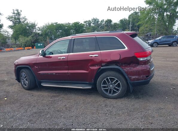 1C4RJFBG4HC867560 2017 JEEP GRAND CHEROKEE Red Widok wnętrza 360 stopni