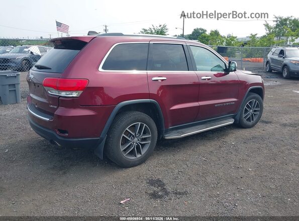 1C4RJFBG4HC867560 2017 JEEP GRAND CHEROKEE Red Tył prawy