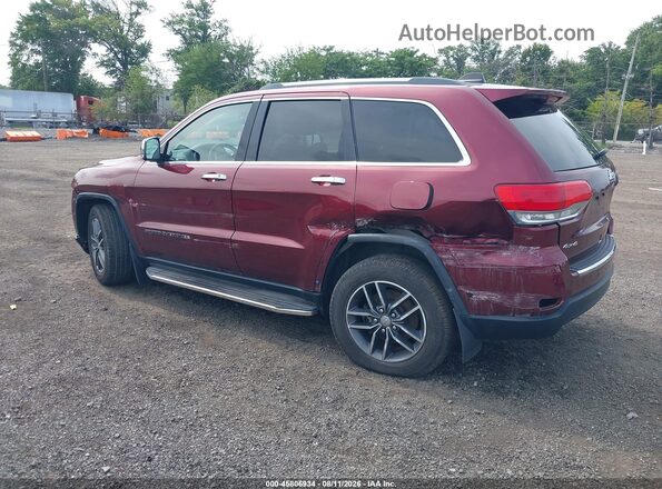1C4RJFBG4HC867560 2017 JEEP GRAND CHEROKEE Red Tył lewy