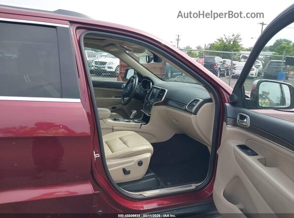 1C4RJFBG4HC867560 2017 JEEP GRAND CHEROKEE Red Widok wnętrza z przodu