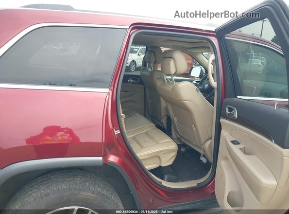 1C4RJFBG4HC867560 2017 JEEP GRAND CHEROKEE Red Widok naklejki z numerem VIN
