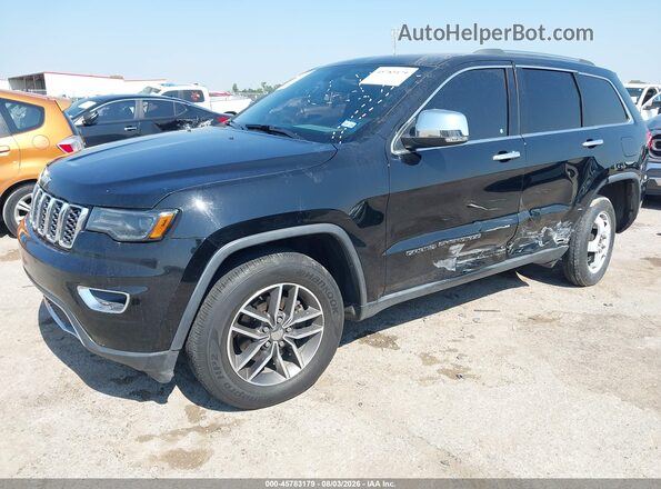 1C4RJFBG4HC899117 2017 JEEP GRAND CHEROKEE Black Առջևի ձախ երեք քառորդ տեսարան