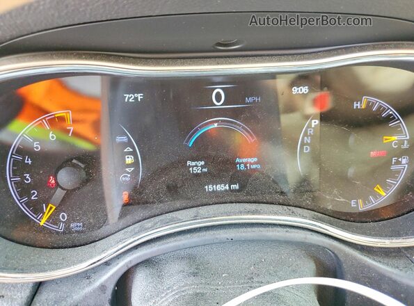 1C4RJFBG4HC942502 2017 JEEP GRAND White Vista del cuadro de instrumentos