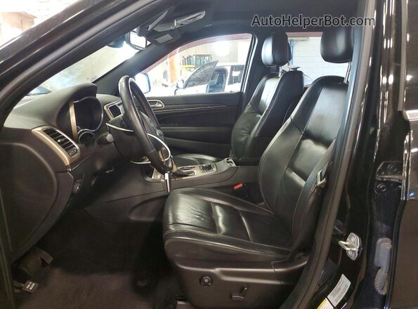 1C4RJFBG4HC955105 2017 JEEP GRAND Black Front interior view