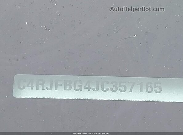 1C4RJFBG4JC357165 2018 JEEP GRAND CHEROKEE Black Widok komory silnika