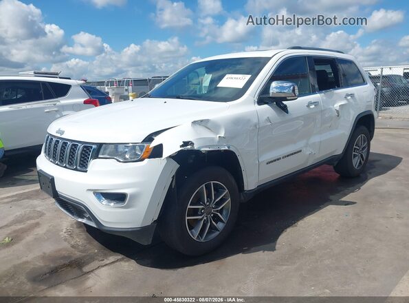 1C4RJFBG4LC302573 2020 JEEP GRAND CHEROKEE White Առջևի ձախ երեք քառորդ տեսարան