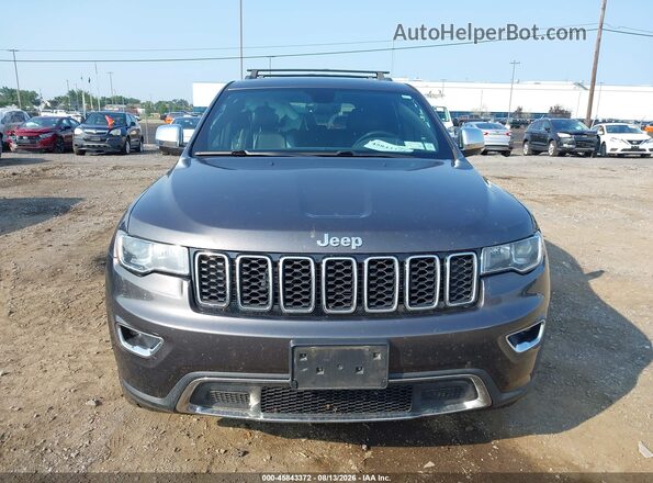 1C4RJFBG5HC695880 2017 JEEP GRAND CHEROKEE Gray ხელსაწყოთა პანელის ხედი