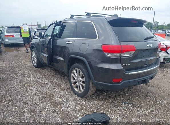 1C4RJFBG5HC728201 2017 JEEP GRAND CHEROKEE Gray Trasero izquierdo