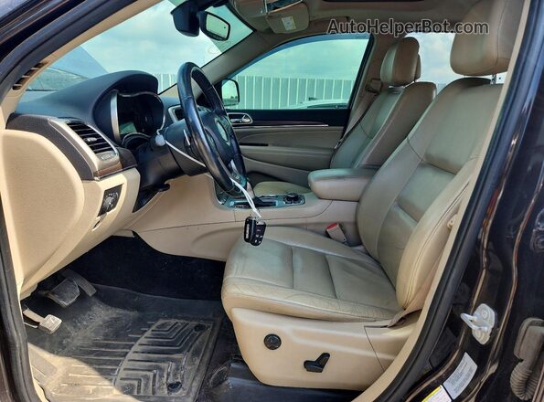 1C4RJFBG5HC746519 2017 JEEP GRAND Black Вид салону спереду