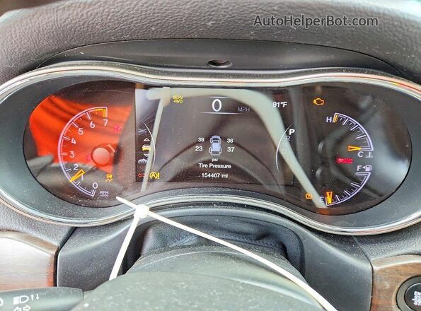 1C4RJFBG5HC754667 2017 JEEP GRAND Серый Вид щитка приборов