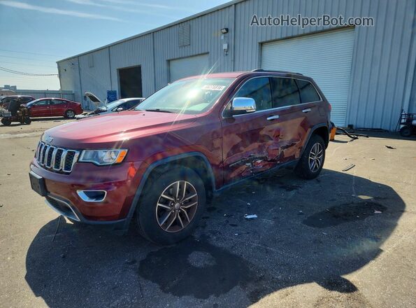 1C4RJFBG5HC863369 2017 JEEP GRAND Burgundy Trasero izquierdo