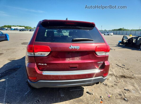 1C4RJFBG5HC863369 2017 JEEP GRAND Burgundy Vista de los asientos traseros