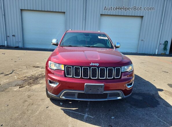 1C4RJFBG5HC863369 2017 JEEP GRAND Burgundy Vista del salpicadero